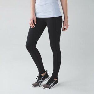 LULULEMON BLACK SPEED TIGHTS IV SIZE 4